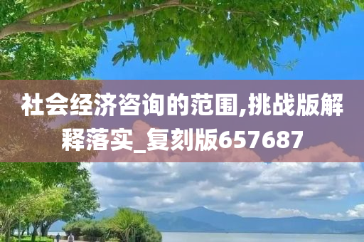 社会经济咨询的范围,挑战版解释落实_复刻版657687