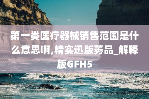 第一类医疗器械销售范围是什么意思啊,精实迅版莠品_解释版GFH5