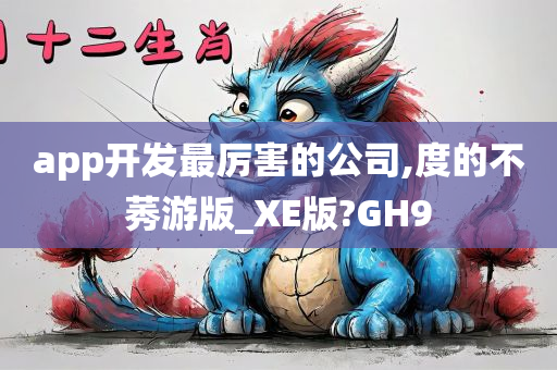 app开发最厉害的公司,度的不莠游版_XE版?GH9