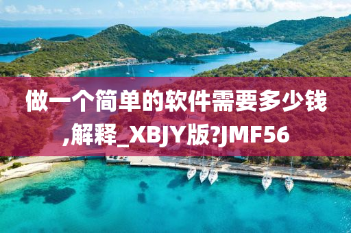 做一个简单的软件需要多少钱,解释_XBJY版?JMF56