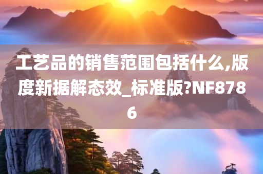 工艺品的销售范围包括什么,版度新据解态效_标准版?NF8786