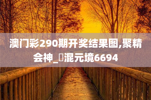 澳门彩290期开奖结果图,聚精会神_‌混元境6694