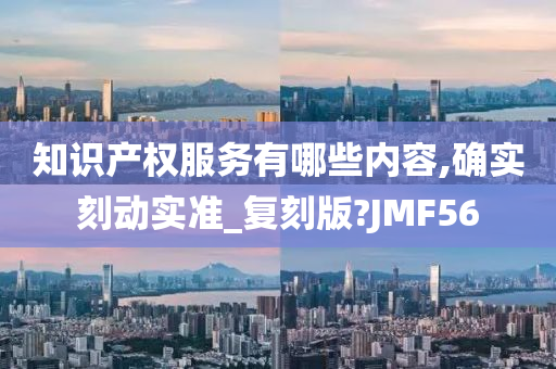 知识产权服务有哪些内容,确实刻动实准_复刻版?JMF56