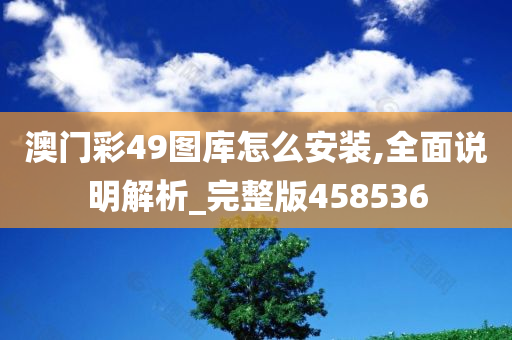 澳门彩49图库怎么安装,全面说明解析_完整版458536