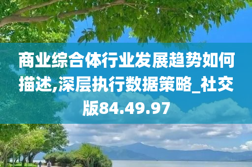 商业综合体行业发展趋势如何描述,深层执行数据策略_社交版84.49.97