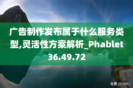 广告制作发布属于什么服务类型,灵活性方案解析_Phablet36.49.72