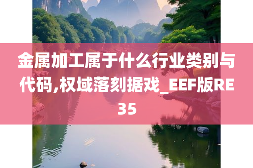 金属加工属于什么行业类别与代码,权域落刻据戏_EEF版RE35