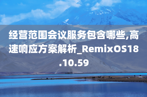 经营范围会议服务包含哪些,高速响应方案解析_RemixOS18.10.59