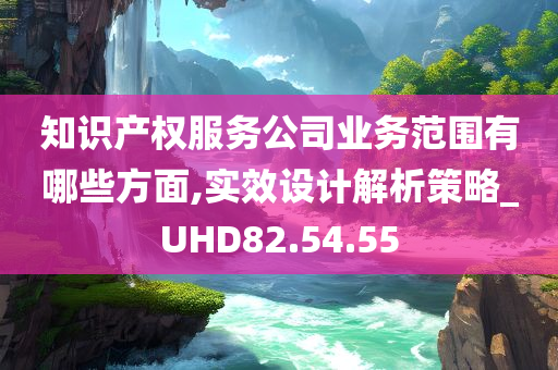 知识产权服务公司业务范围有哪些方面,实效设计解析策略_UHD82.54.55