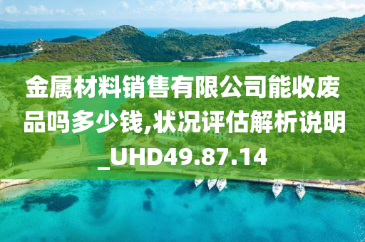 金属材料销售有限公司能收废品吗多少钱,状况评估解析说明_UHD49.87.14