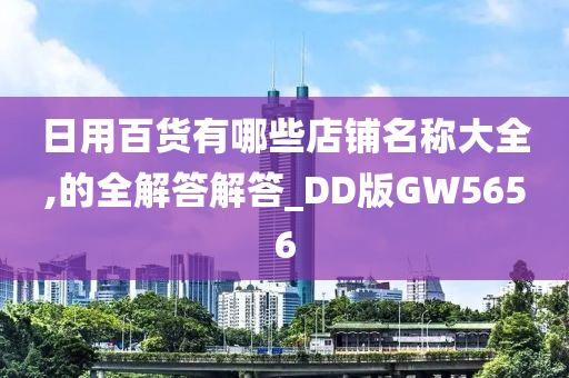 日用百货有哪些店铺名称大全,的全解答解答_DD版GW5656