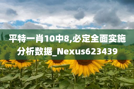 平特一肖10中8,必定全面实施分析数据_Nexus623439