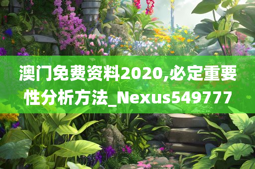 澳门免费资料2020,必定重要性分析方法_Nexus549777