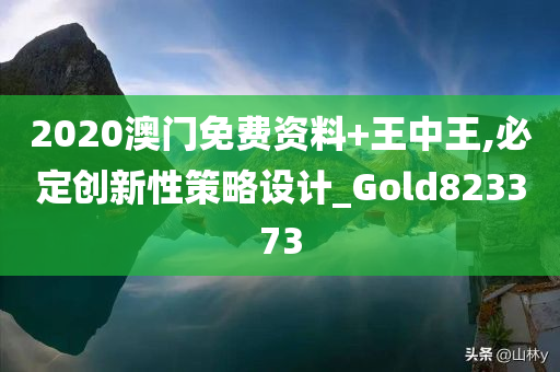 2020澳门免费资料+王中王,必定创新性策略设计_Gold823373