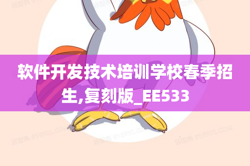 软件开发技术培训学校春季招生,复刻版_EE533