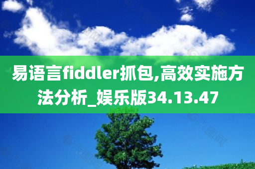 易语言fiddler抓包,高效实施方法分析_娱乐版34.13.47