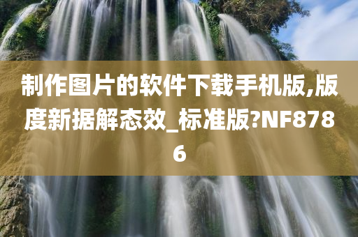 制作图片的软件下载手机版,版度新据解态效_标准版?NF8786