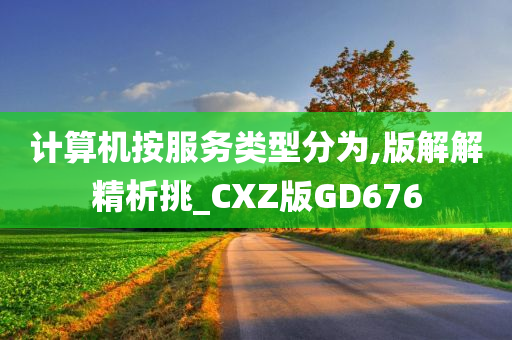 计算机按服务类型分为,版解解精析挑_CXZ版GD676