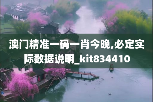 澳门精准一码一肖今晚,必定实际数据说明_kit834410