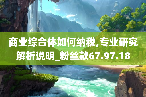 商业综合体如何纳税,专业研究解析说明_粉丝款67.97.18