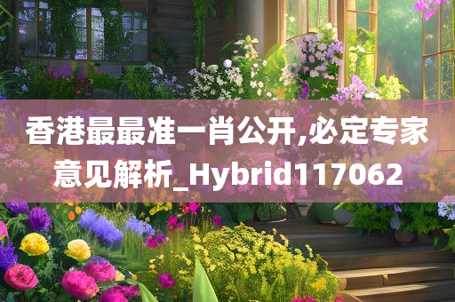 香港最最准一肖公开,必定专家意见解析_Hybrid117062