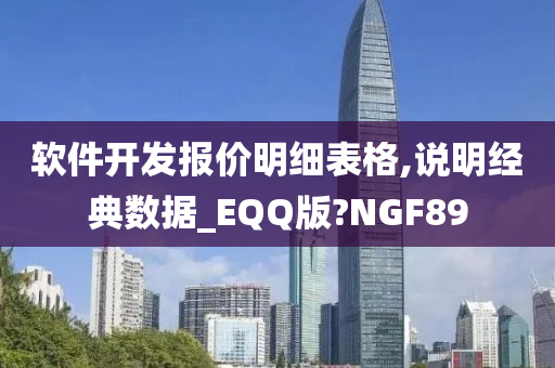 软件开发报价明细表格,说明经典数据_EQQ版?NGF89