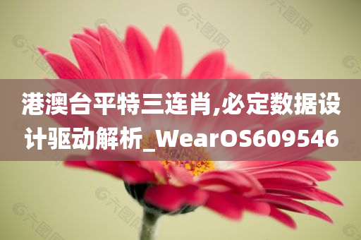 港澳台平特三连肖,必定数据设计驱动解析_WearOS609546