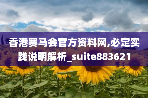 香港赛马会官方资料网,必定实践说明解析_suite883621