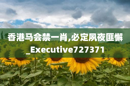 香港马会禁一肖,必定夙夜匪懈_Executive727371