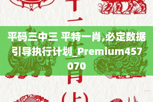 平码三中三 平特一肖,必定数据引导执行计划_Premium457070