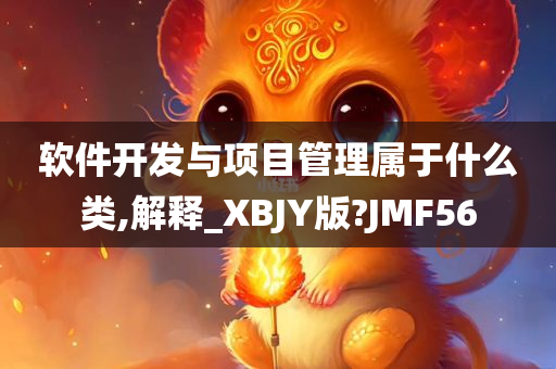 软件开发与项目管理属于什么类,解释_XBJY版?JMF56