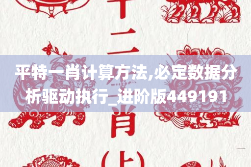 平特一肖计算方法,必定数据分析驱动执行_进阶版449191