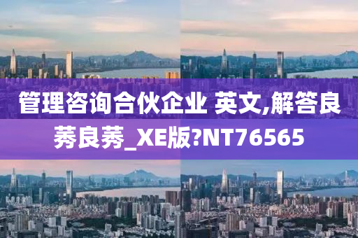 管理咨询合伙企业 英文,解答良莠良莠_XE版?NT76565