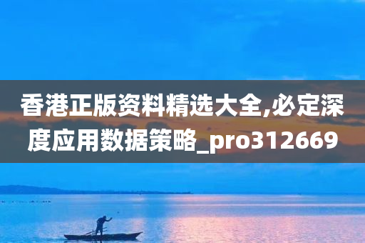 香港正版资料精选大全,必定深度应用数据策略_pro312669