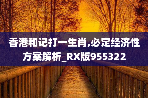 香港和记打一生肖,必定经济性方案解析_RX版955322