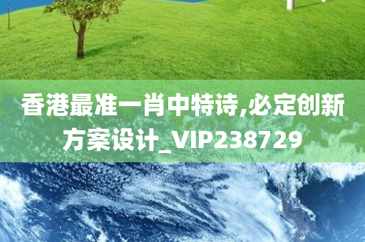 香港最准一肖中特诗,必定创新方案设计_VIP238729