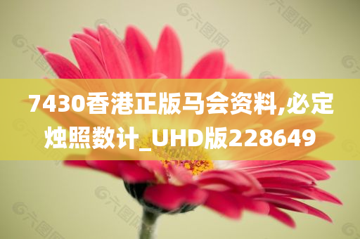 7430香港正版马会资料,必定烛照数计_UHD版228649