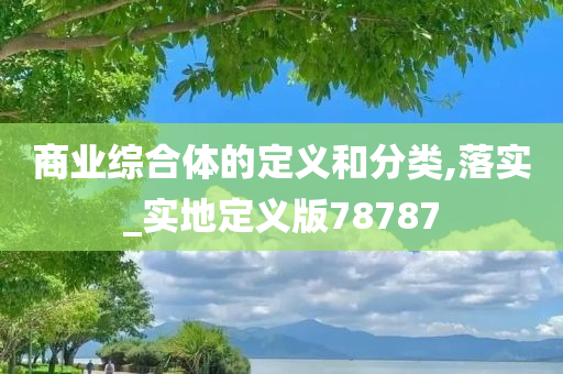 商业综合体的定义和分类,落实_实地定义版78787