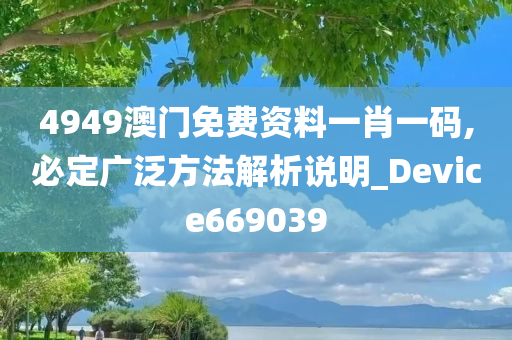 4949澳门免费资料一肖一码,必定广泛方法解析说明_Device669039