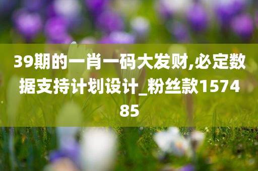 39期的一肖一码大发财,必定数据支持计划设计_粉丝款157485