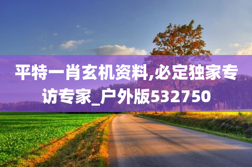 平特一肖玄机资料,必定独家专访专家_户外版532750