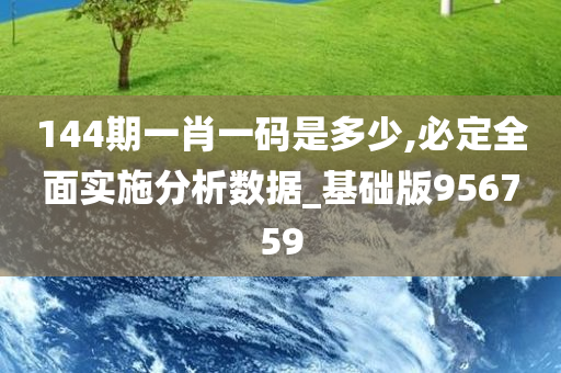 144期一肖一码是多少,必定全面实施分析数据_基础版956759