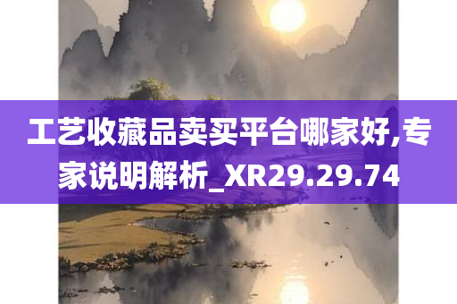 工艺收藏品卖买平台哪家好,专家说明解析_XR29.29.74