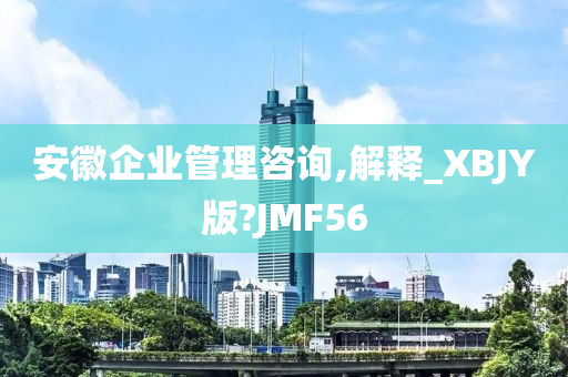 安徽企业管理咨询,解释_XBJY版?JMF56