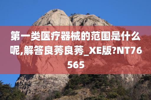 第一类医疗器械的范围是什么呢,解答良莠良莠_XE版?NT76565