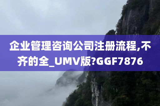 企业管理咨询公司注册流程,不齐的全_UMV版?GGF7876