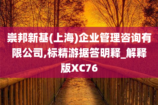 崇邦新基(上海)企业管理咨询有限公司,标精游据答明释_解释版XC76