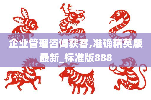 企业管理咨询获客,准确精英版最新_标准版888