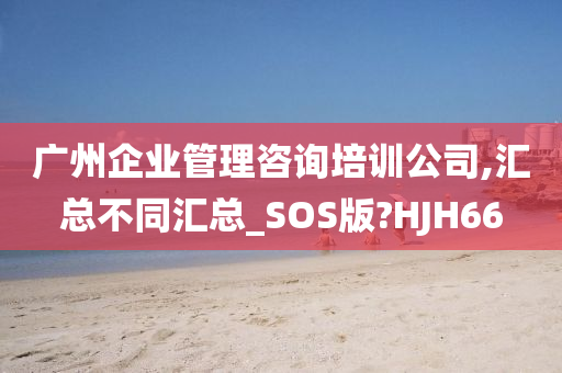 广州企业管理咨询培训公司,汇总不同汇总_SOS版?HJH66