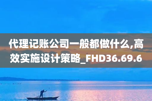 代理记账公司一般都做什么,高效实施设计策略_FHD36.69.60